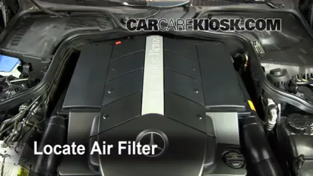 2006 Mercedes-Benz CLS500 5.0L V8 Filtro de aire (interior) Cambio